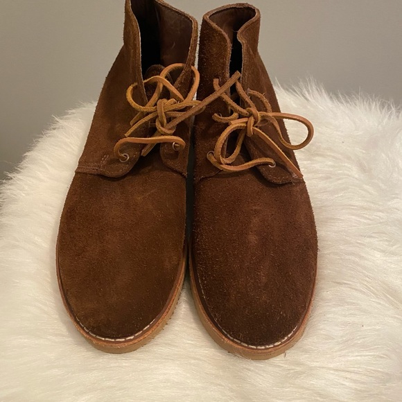 Vibram Sole Other - Vibram Sole Lace Up Suede Leather Boots